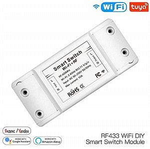 WiFi RF DIY Smart Light Switch Module Universal Breaker Timer Works with Alexa Google Home WiFi RF DIY Smart Light Switch Module Universal Breaker Timer Works with Alexa Google Home